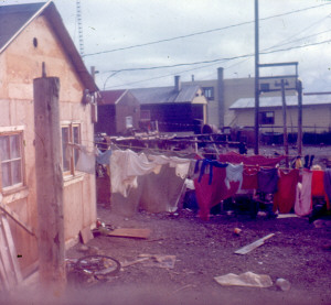View out our hotel window at Barrow Alaska 1967