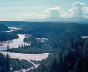Rivers from the air Alaska 1967