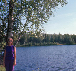 Sally Schurr Lake near Anchorage 1967
